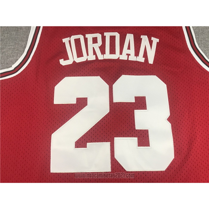 Camiseta Chicago Bulls Michael Jordan #23 Juic Wrld X BR Rojo